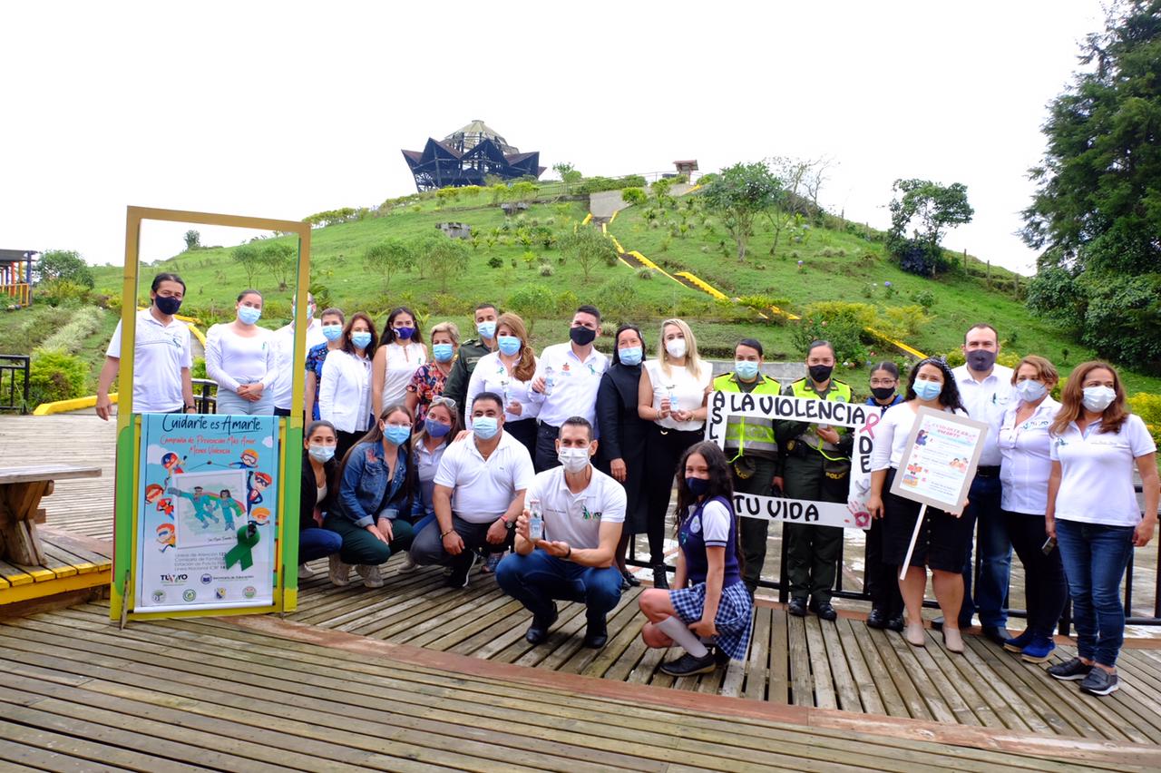 RECORRIDO CAMPAÑA "CUIDARTE ES AMARTE" EN LOS DIFERENTES MUNICIPIOS DEL DEPARTAMENTO